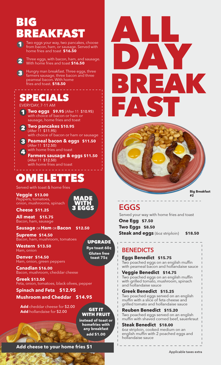 Menu Roy s Family Restaurant Catering